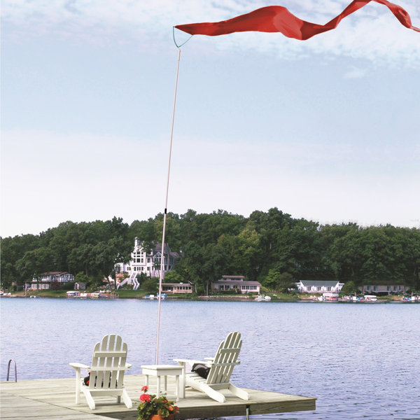 Arlmont & Co. Killingworth Plastic Adjustable Telescoping Flagpole